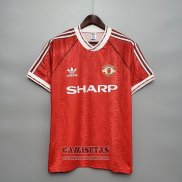 Camiseta Manchester United Primera Retro 1990-1992