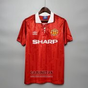 Camiseta Manchester United Primera Retro 1992-1994