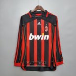 Camiseta AC Milan Primera Manga Larga Retro 2006