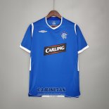 Camiseta Glasgow Rangers Primera Retro 2008-2009