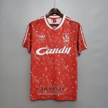 Camiseta Liverpool Candy Primera Retro 1989-1991