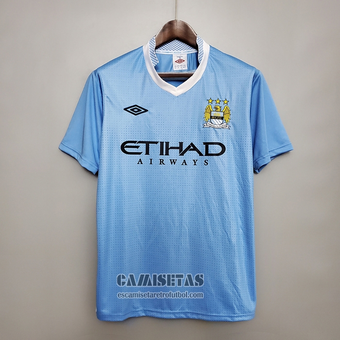 Camiseta Manchester City Primera Retro 2011-2012 - Camisetas Retro Futbol